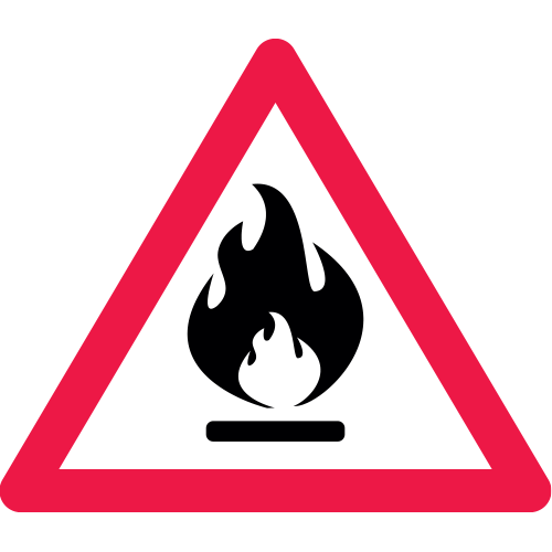 Fire risk symbol